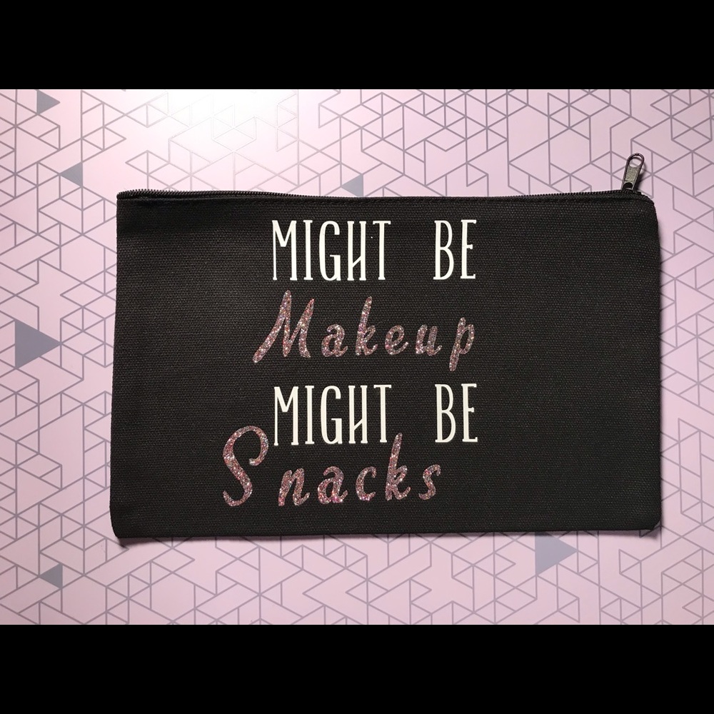 Custom Makeup bag / Snack pouch
